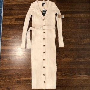 Forever 21 Button Sweater Dress NWT